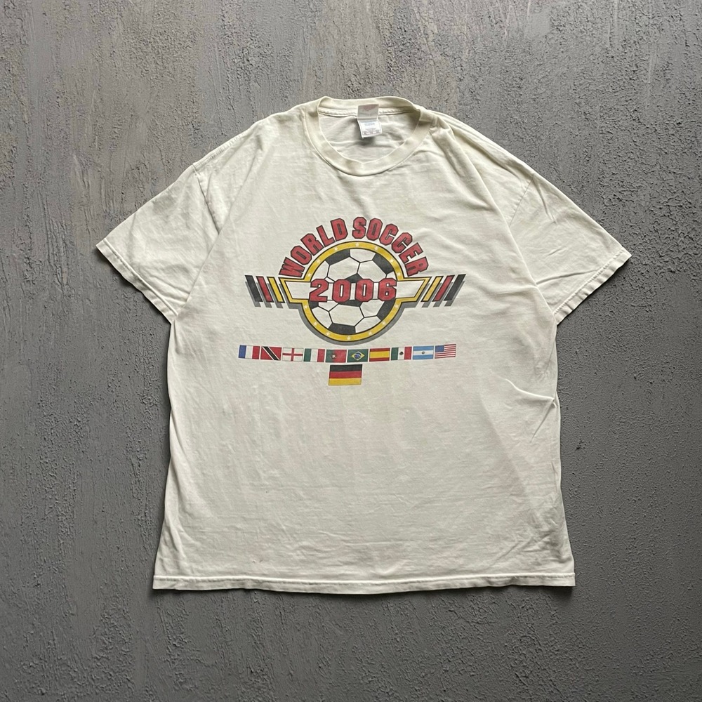 Vintage World Soccer Shirt Mens XL White 2000s Tennessee River